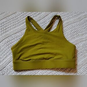 Fabletics Olive Green Activewear Top Size Medium!